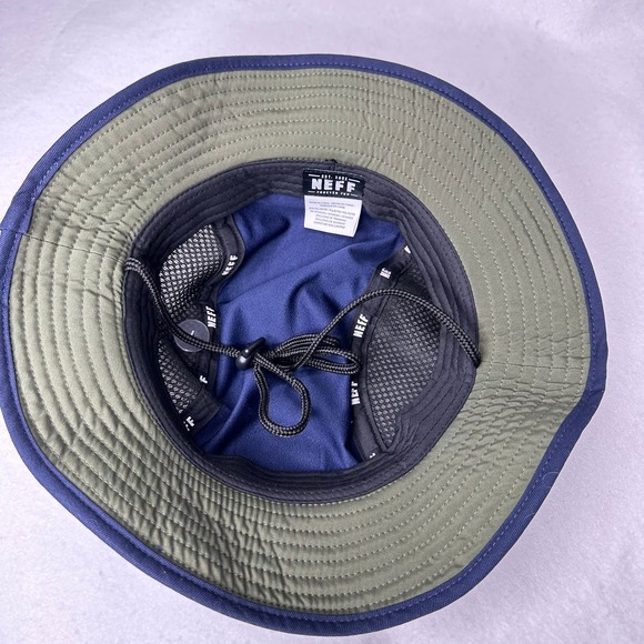 NEFF Light Trip Boonie Bucket Hat Navy Blue NWT - Picture 4 of 5
